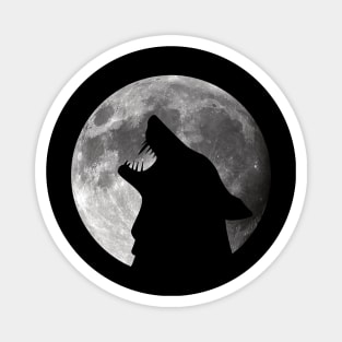 Werewolf Moon Silhouette Magnet